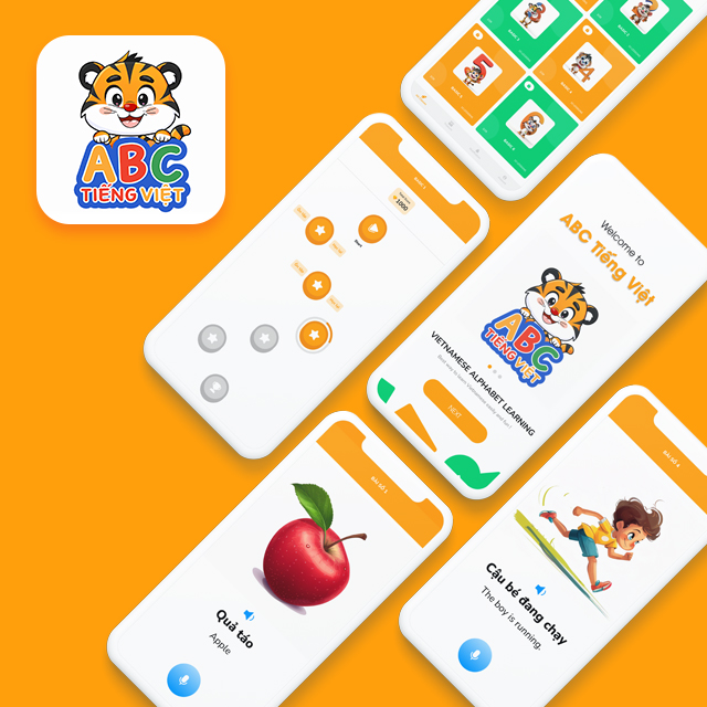 THIẾT KẾ NỘI DUNG PHÙ HỢP VỚI TRẺ EM HẢI NGOẠI - app dạy học tiếng việt giao tiếp - abc tiếng việt
